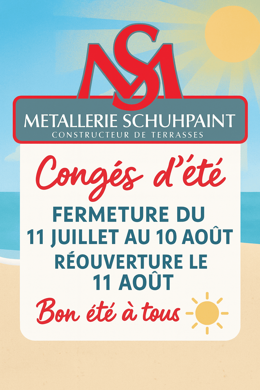 Fermeture estivale – Faites une pause pendant que votre terrasse sur pilotis se prépare Ribeauville
