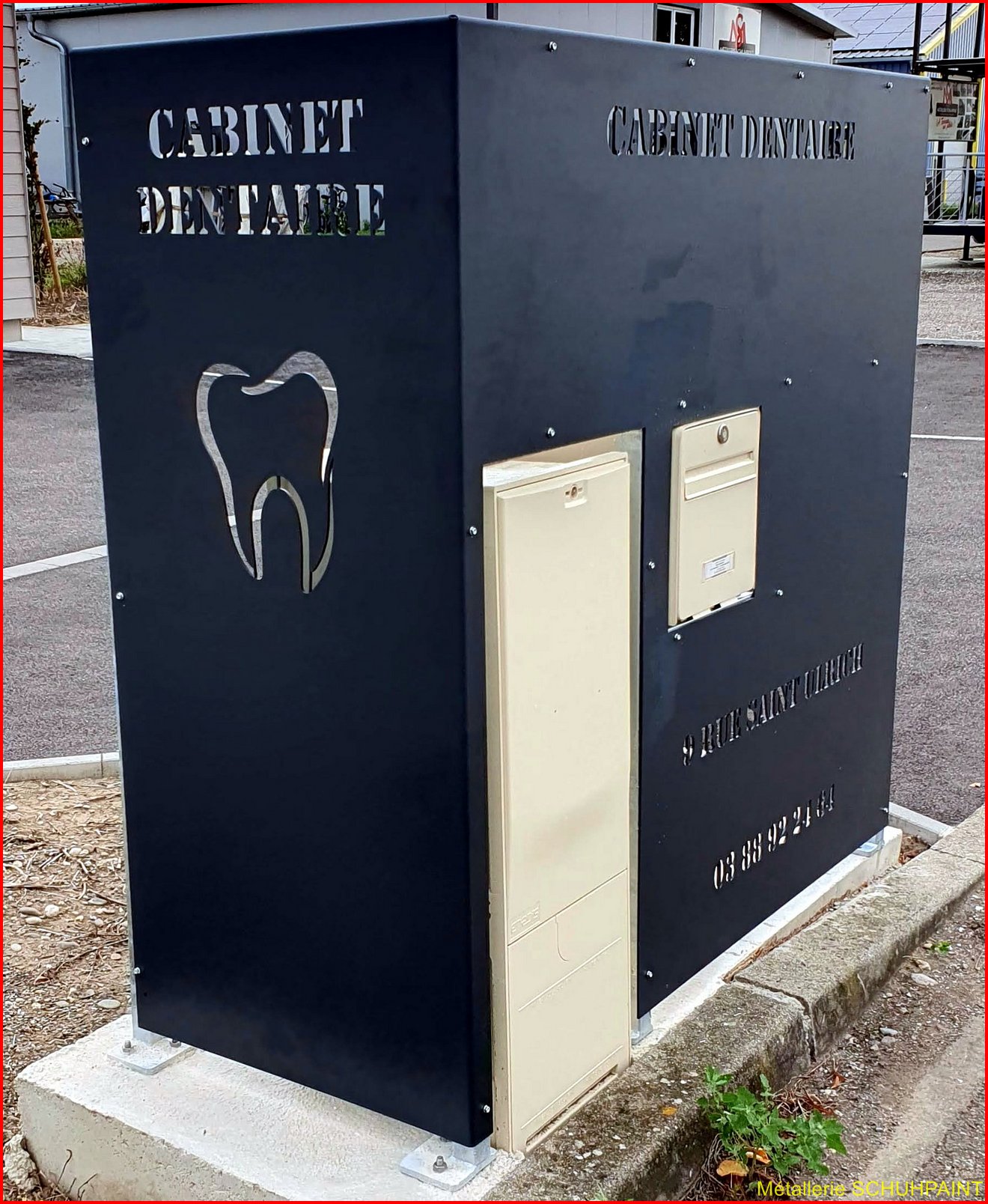 CACHE BOITE AUX LETTRES_78_MARCKOLSHEIM_BAS RHIN_ALSACE | Metallerie Schuhpaint Ouvrages spéciaux & pièces techniques Colmar 0