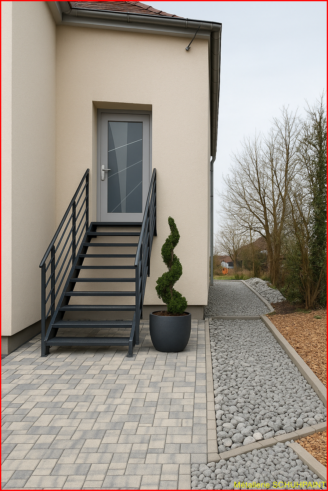 ESCALIER EXTERIEUR_210_LOUTZVILLER_MOSELLE_LORRAINE | Metallerie Schuhpaint Escaliers extérieurs métalliques Sainte-Marie-aux-Mines 13