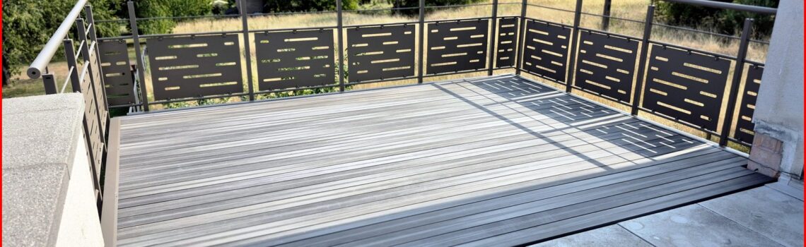 Revêtement terrasse métallique Barr 25