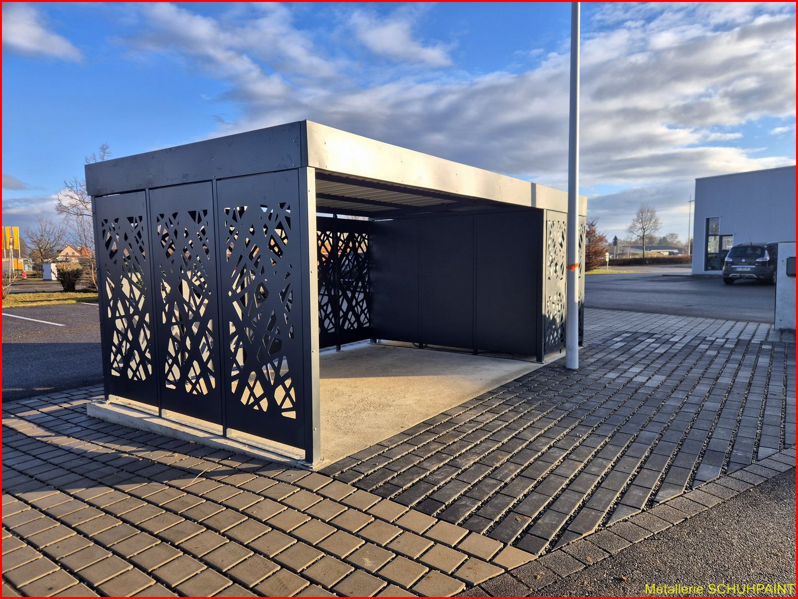 Abri v&eacute;los et local de rangement &ndash; Marckolsheim (Bas-Rhin) S&eacute;lestat