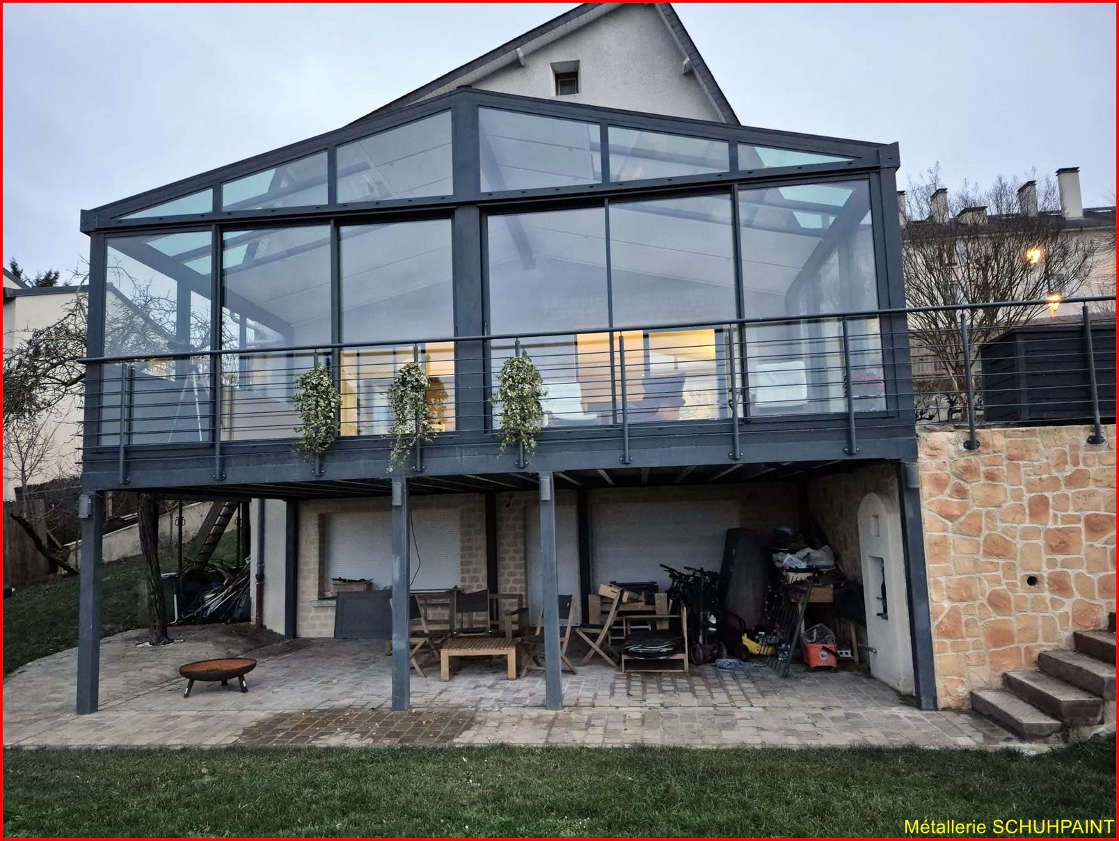 TERRASSE SUR PILOTIS_1348_LOUVECIENNES_YVELINES_ILE DE FRANCE | Metallerie Schuhpaint Terrasse sur pilotis 2026 (1) Colmar 21