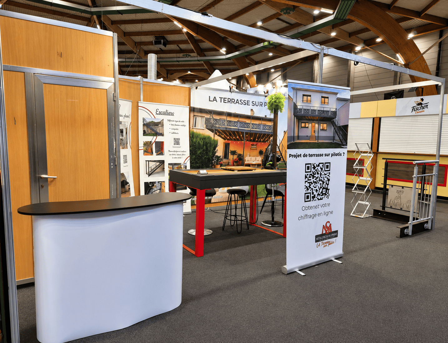 04_STAND SCHUHPAINT_VUE ENTREE ACCUEIL | Metallerie Schuhpaint J-0 : notre stand est prêt ! Ingersheim 1